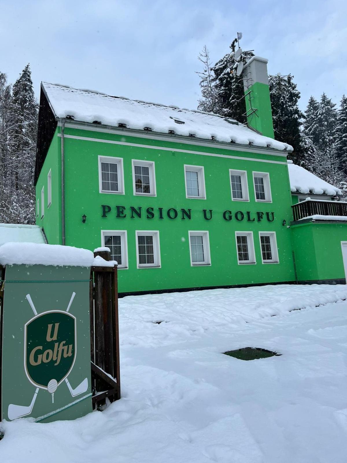Pension U Golfu Cihelny Karlovy Vary Dış mekan fotoğraf