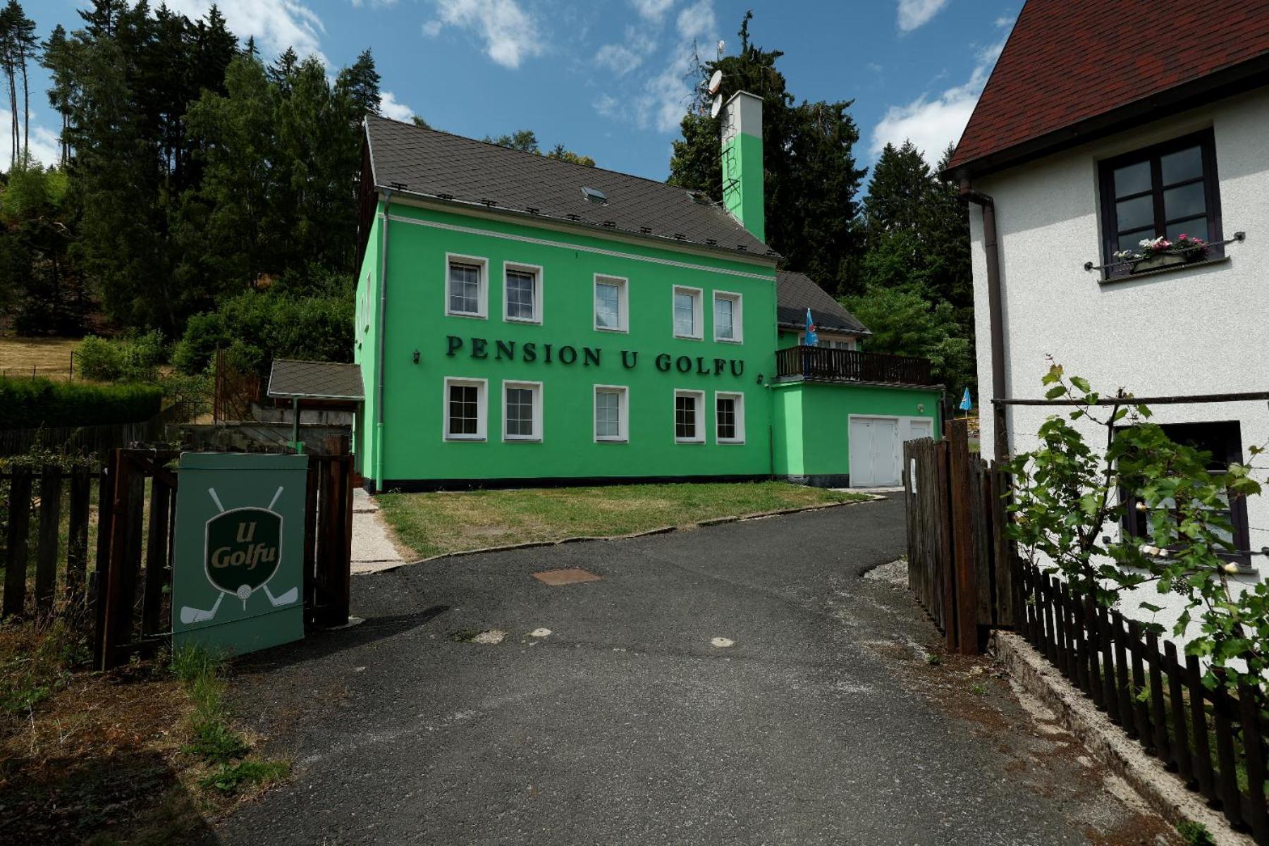Pension U Golfu Cihelny Karlovy Vary Dış mekan fotoğraf